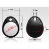 Two Colour Small Keyfob UHF ALIEN Higgs 3 EPC (Black & White) - Image 3