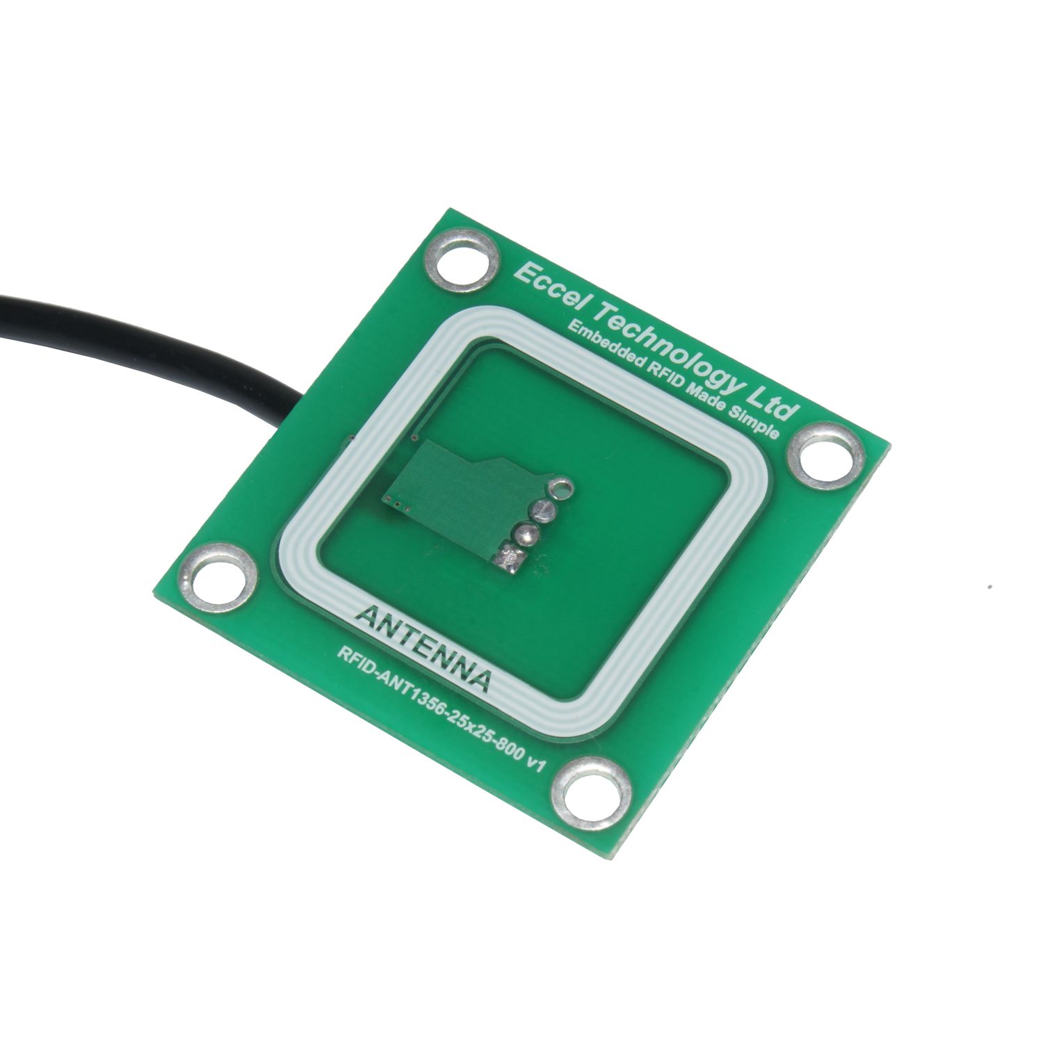 RFID NFC ANT1356 25x25 800 Eccel Technology RFID Made Simple