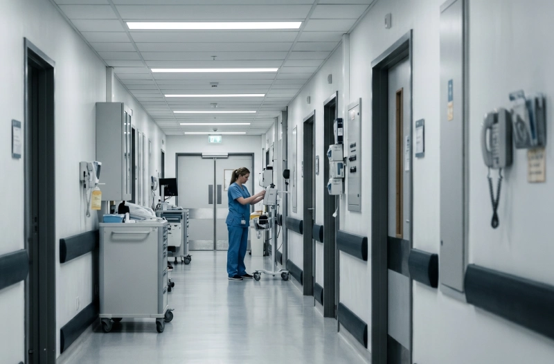 rfid-solution-hospital Hospital corridor