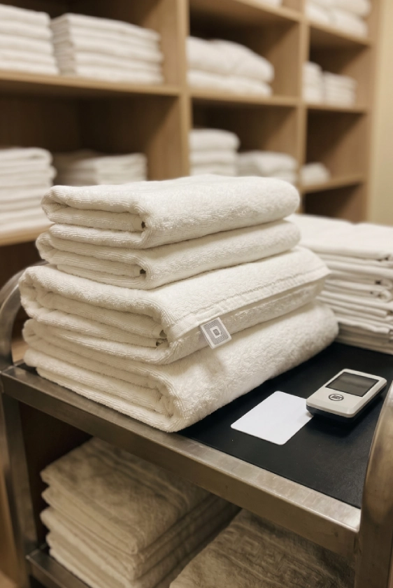 hotel-rfid Hotel towels with RFID chips
