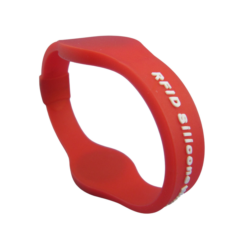 Silicone dual RFID NFC chip wristband - Image 2