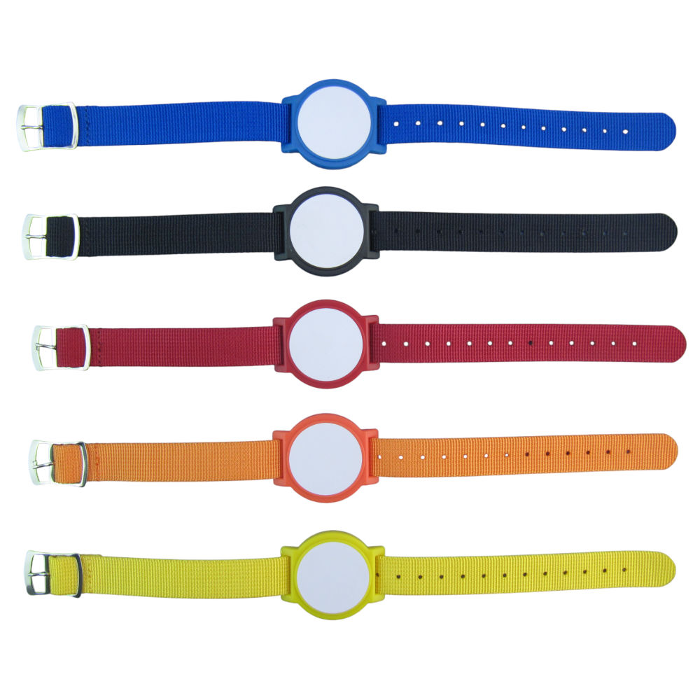 Nylon RFID NFC wristband with watch buckle - Image 5