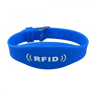Silicone RFID NFC wristband with watch buckle