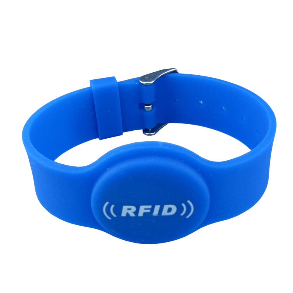 Silicone RFID NFC wristband with watch buckle - Image 4